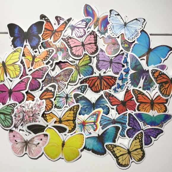 3/$5 of DIFFERENT stickers with this 1 OR make your own bundle BUTTERFLYblossoms - Picture 3 of 8